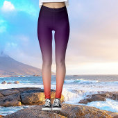 Ripe BlackBerry Raspberry Shadow Ombre Gefärbte Kr Leggings