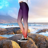 Ripe BlackBerry Raspberry Shadow Ombre Gefärbte Kr Leggings