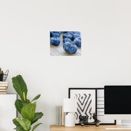 Ripe Blueberry Poster (Heimbüro)