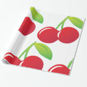 Ripe Bright Red Cherries Geschenkpapier (Ungerollt)