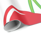 Ripe Bright Red Cherries Geschenkpapier (Rolleneckpunkt)