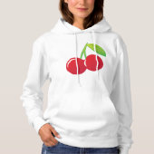 Ripe Bright Red Cherries Hoodie (Vorderseite)