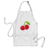 Ripe Bright Red Cherries Schürze (Vorne)