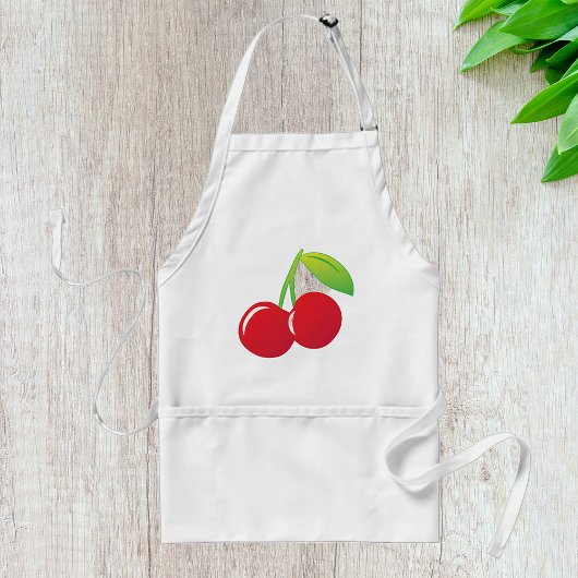 Ripe Bright Red Cherries Schürze