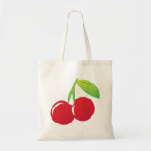 Ripe Bright Red Cherries Tragetasche (Vorne)