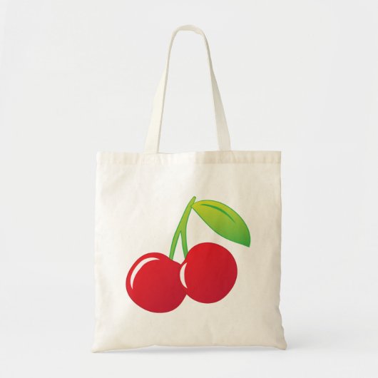 Ripe Bright Red Cherries Tragetasche (Vorne)