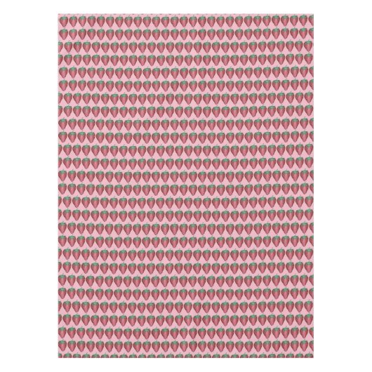 Ripe Juicy Strawberry Erdbeeren Berry Frucht Tischdecke (Vorderseite)