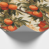 Ripe Orange Branch Geschenkpapier (Ecke)