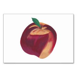 Ripe Peach Food Lesekarten Flashcards für Erwachse Tischnummer