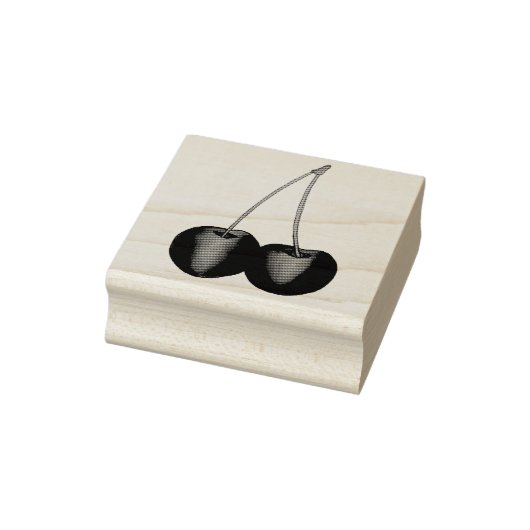 Ripe Red Cherry Cherries Summer Stone Frucht Feins Gummistempel (Stempel)