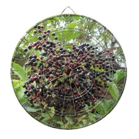 Ripening Elderberries Dart Board Dartscheibe (vorne)