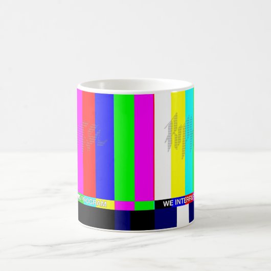 Riphouse Wir unterbrechen dieses Programm Kaffeetasse (Mittel)