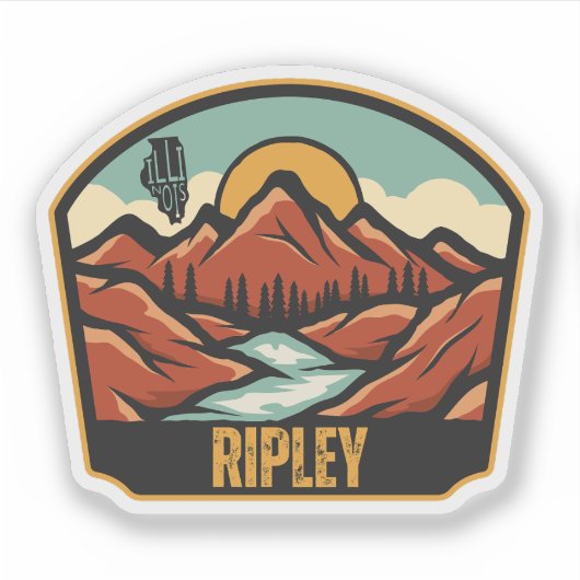 Ripley, Illinois Aufkleber (Vorderseite)