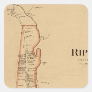 Ripley, Ohio Quadratischer Aufkleber