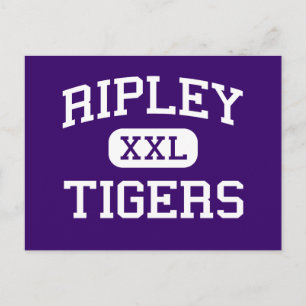 Ripley - Tigers - High School - Ripley Tennessee Postkarte