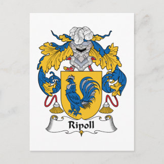 Ripoll Familienwappen Postkarte