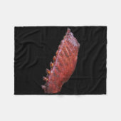 Rippchen vom BBQ-Grill Fleecedecke (Vorderseite (Horizontal))