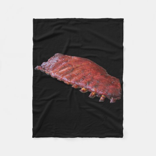 Rippchen vom BBQ-Grill Fleecedecke (Vorderseite)