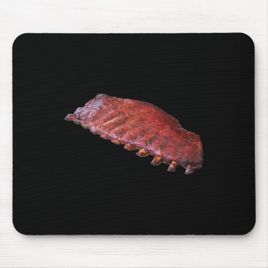 Rippchen vom BBQ-Grill  Mousepad (Vorne)