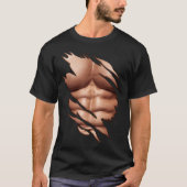 Ripped Abs Classic Funny T-Shirt (Vorderseite)