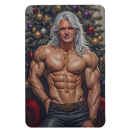 Ripped and Ready for Yuletide Magnet