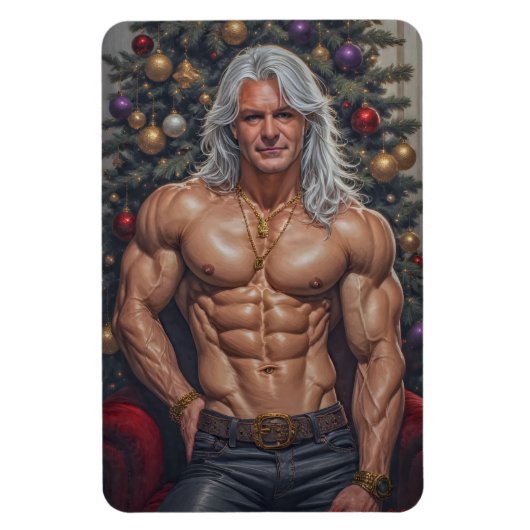 Ripped and Ready for Yuletide Magnet (Vertikal)