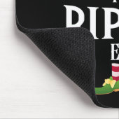 Ripped Elf Group Funny Christmas Pajama Party Mousepad (Ecke)