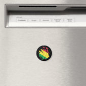 Ripped Flag Bolivien Magnet (In Situ (Geschirrspüler))
