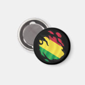 Ripped Flag Bolivien Magnet (Vorderseite/Rückseite)