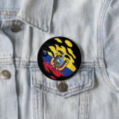 Ripped Flag Ecuador Button (Beispiel)