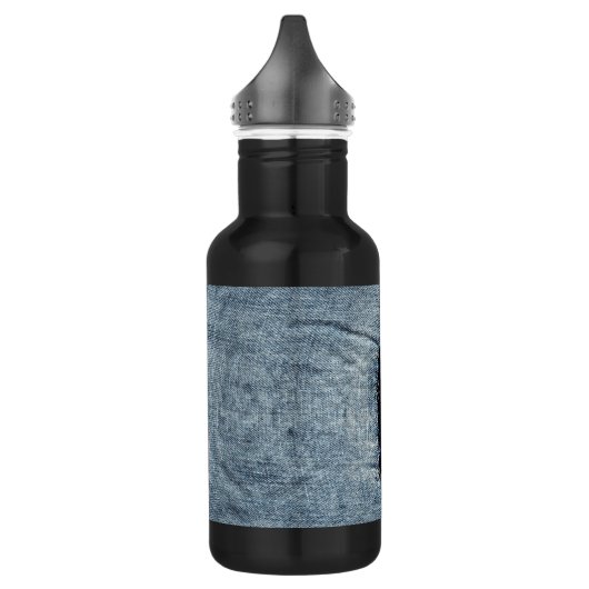 Ripped Jeans Edelstahlflasche (Links)