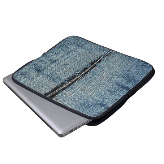 Ripped Jeans Laptopschutzhülle (Vorne Knopf)