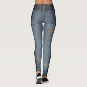 Ripped Jeans Leggings Fun Halloween Leggings (Rückseite)