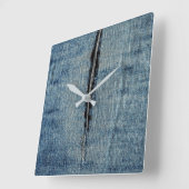 Ripped Jeans Quadratische Wanduhr (Winkel)