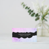 Ripped Modern Grunge Visitenkarte (Stehend Vorderseite)