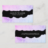 Ripped Modern Grunge Visitenkarte (Vorne/Hinten)