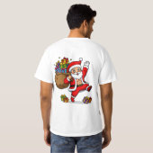 Ripped Santa Christmas | Muscular Claus & Holiday T-Shirt (Schwarz voll)