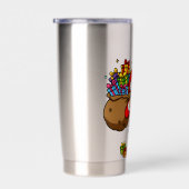 Ripped Santa Christmas | Muscular Claus & Holiday Thermobecher (Rechts)