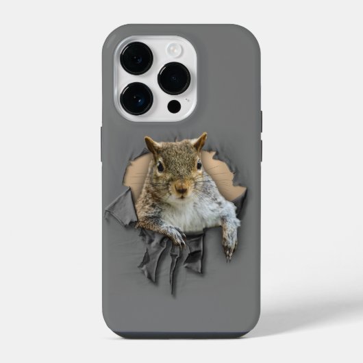 Ripped Shirt Eichhörnchen Case-Mate iPhone Case Hülle (Rückseite)