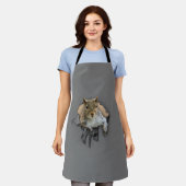 Ripped Shirt Eichhörnchen Schürze (Getragen)
