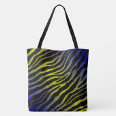 Ripped SpaceTime Stripes - Blau/Gelb Tasche (Rückseite)