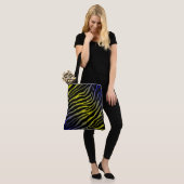 Ripped SpaceTime Stripes - Blau/Gelb Tasche (Am Model)