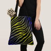 Ripped SpaceTime Stripes - Blau/Gelb Tasche (Von Nahem)
