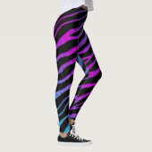 Ripped SpaceTime Stripes - Cyan/Pink Leggings (Rechts)