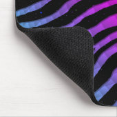 Ripped SpaceTime Stripes - Cyan/Pink Mousepad (Ecke)