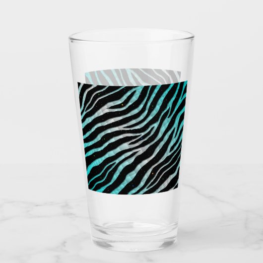Ripped SpaceTime Stripes - Cyan/Weiß Glas (Vorderseite)