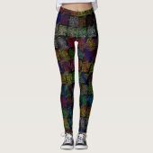 Ripped SpaceTime Stripes Leggings (Vorderseite)