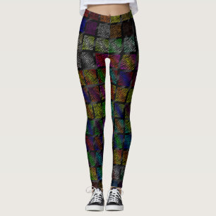 Ripped SpaceTime Stripes Leggings