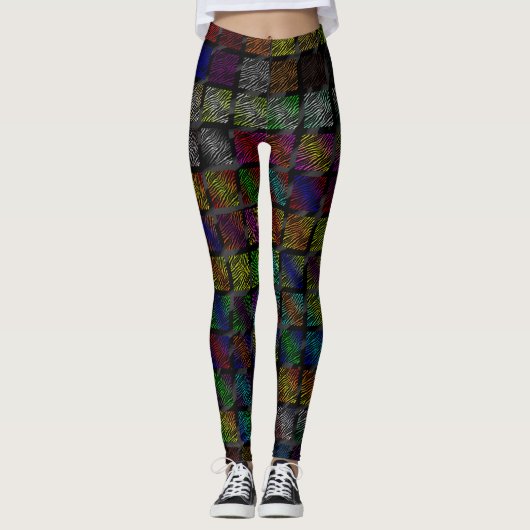 Ripped SpaceTime Stripes Leggings (Vorderseite)