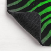 Ripped SpaceTime Stripes - Lila/grün Mousepad (Ecke)